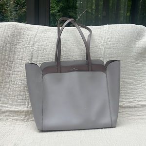lilac and mauve kate spade shoulder bag.